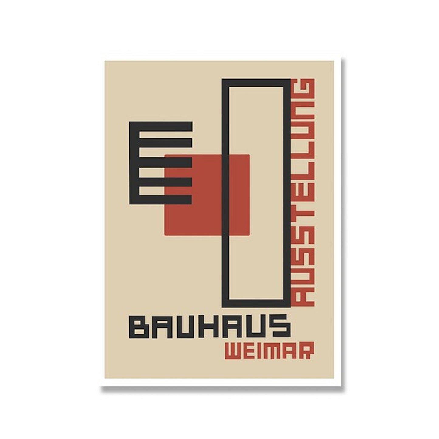 Poster Bauhaus moderne Architektur als Deko Print ohne Rahmen-7