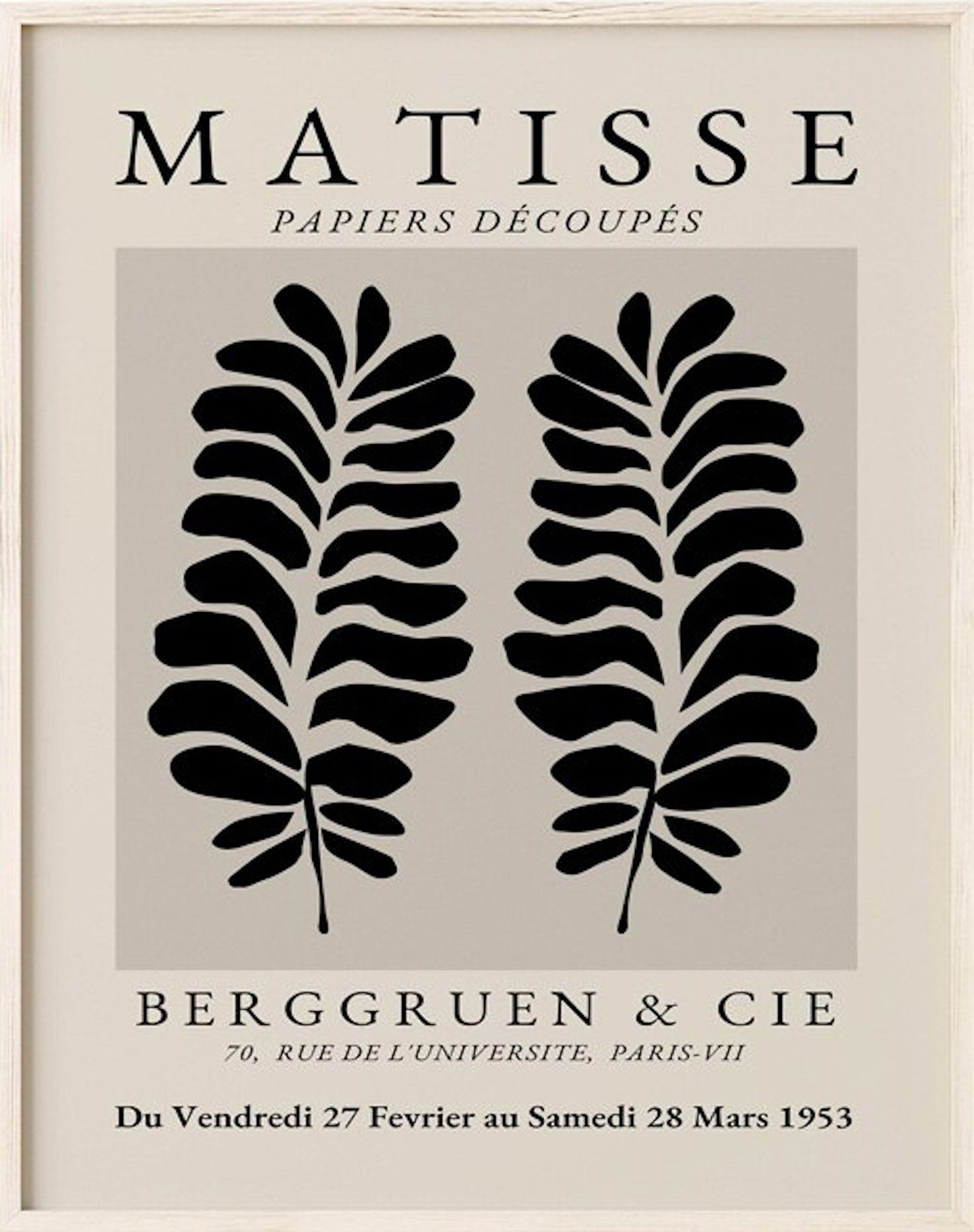 Poster Matisse Abstrakt als Deko Print ohne Rahmen-3