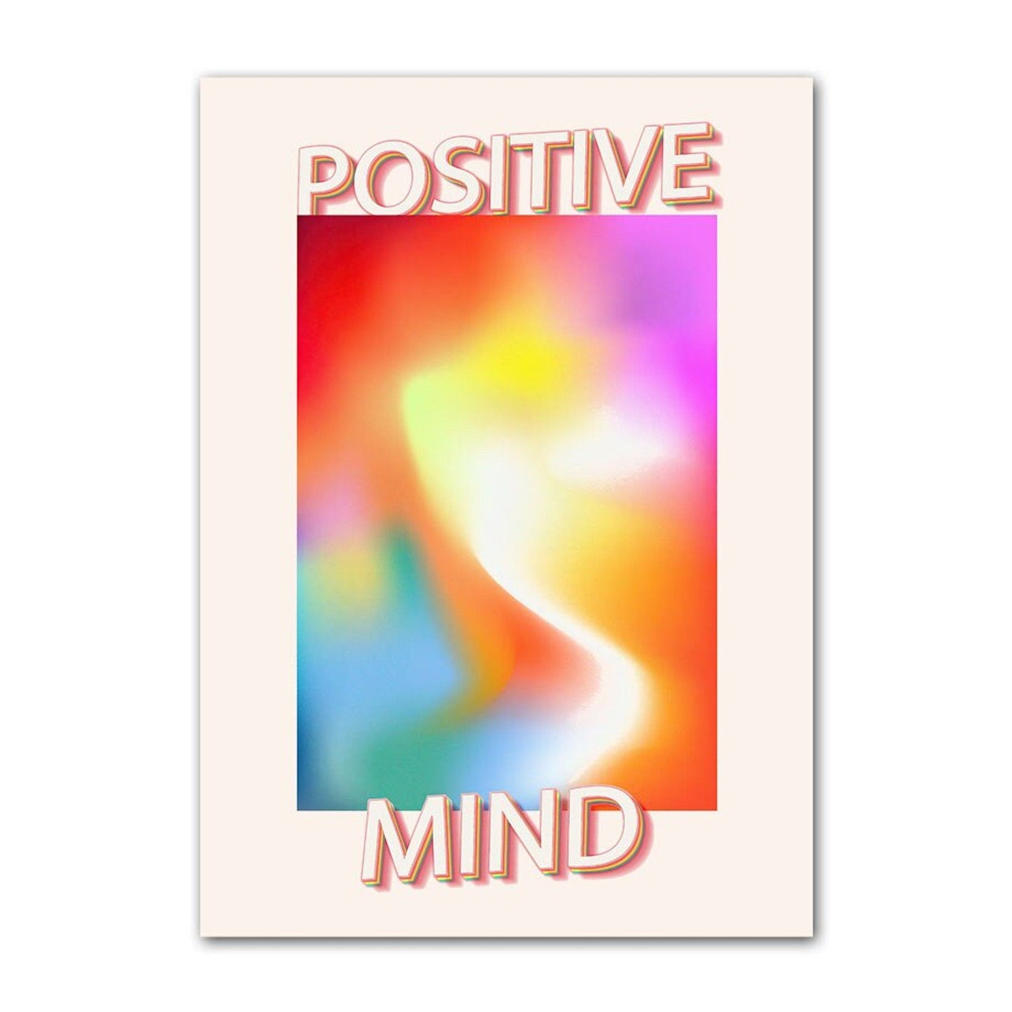 Poster Positive Gedanken, Namaste und Karma ist echt als Deko Print ohne Rahmen-9