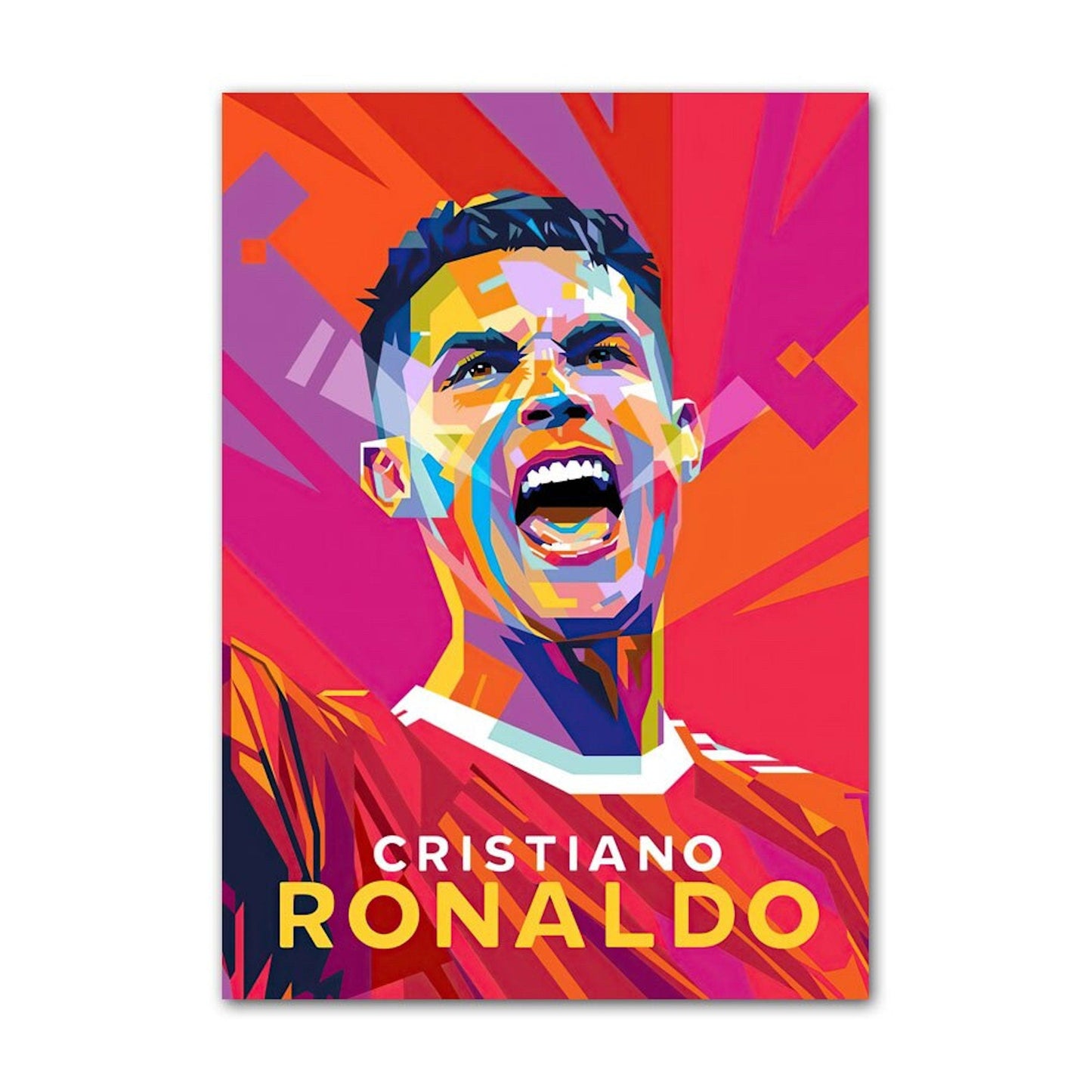 Poster Fußball Christiano Ronaldo bei Manchester United beste Momente als Deko Print ohne Rahmen-6