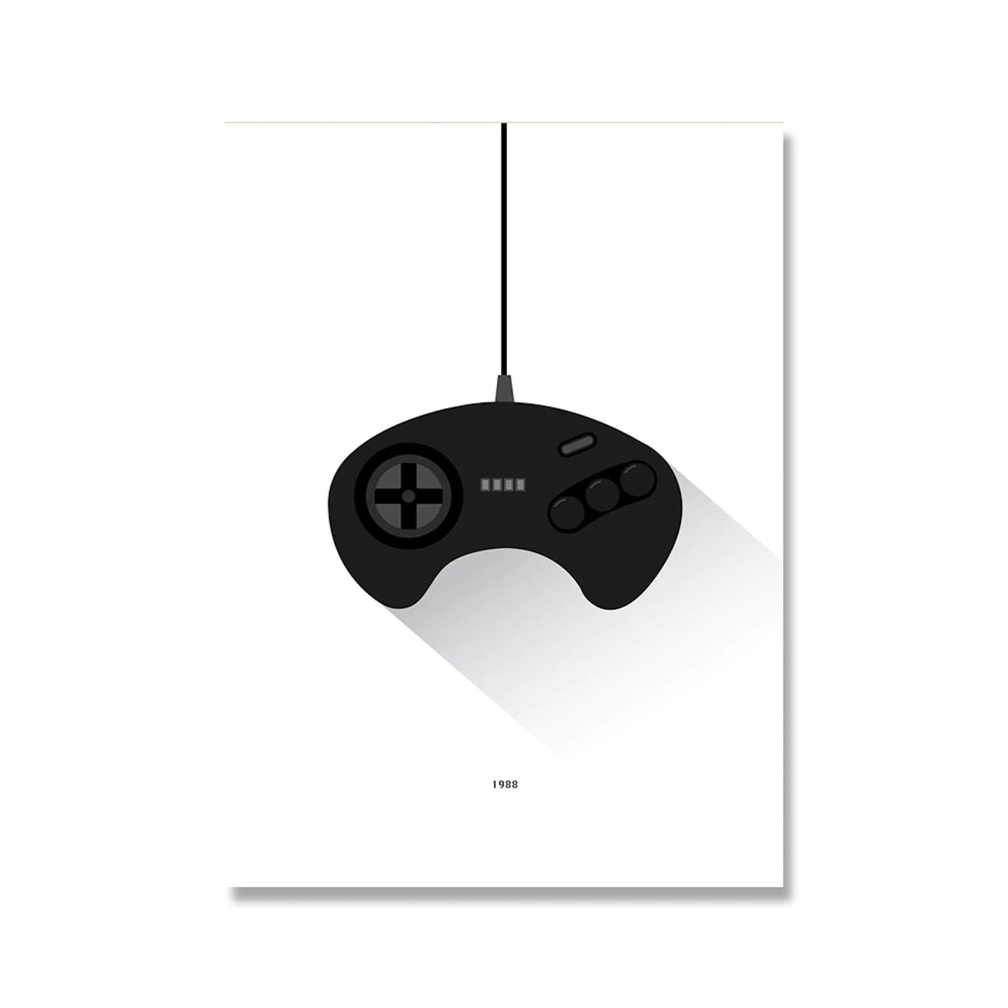 Poster Gamer Playstation Nintendo Controller als Deko Print ohne Rahmen-5