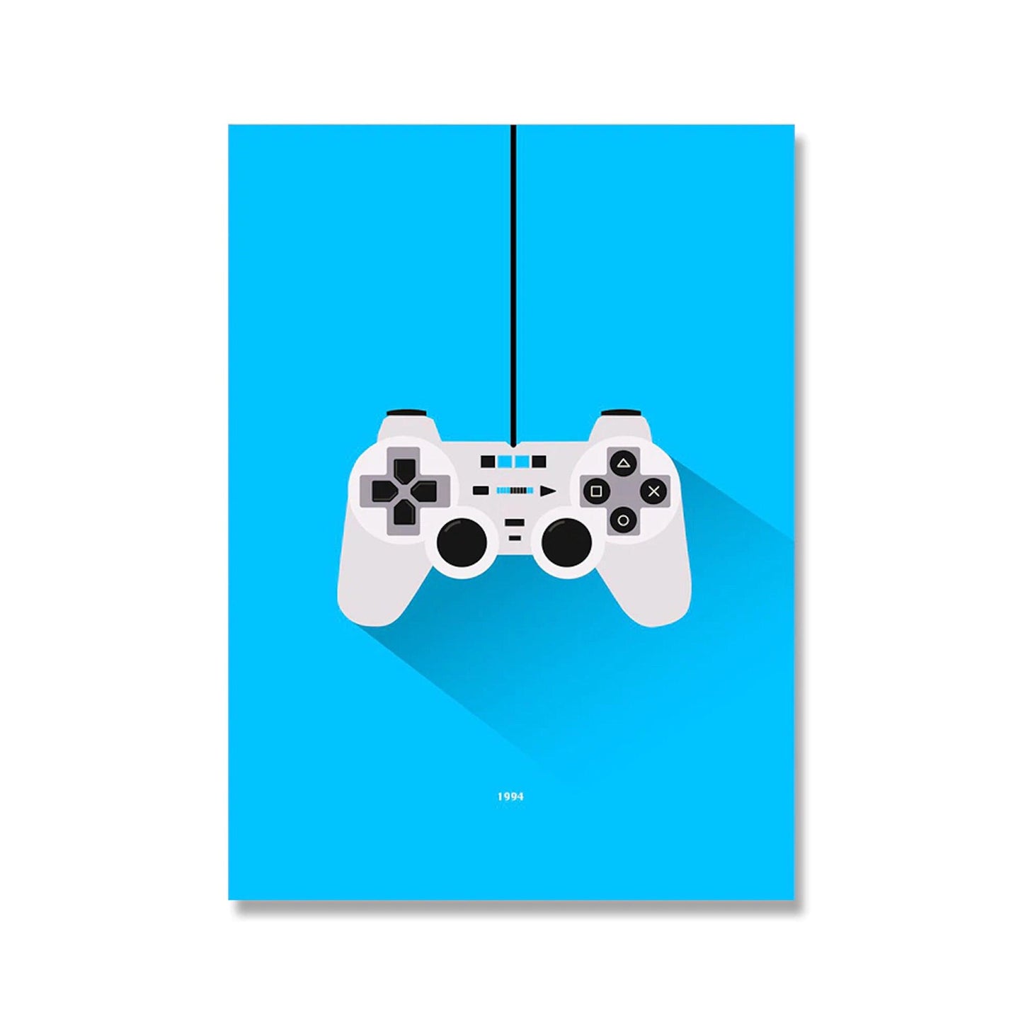 Poster Gamer Playstation Nintendo Controller als Deko Print ohne Rahmen-9