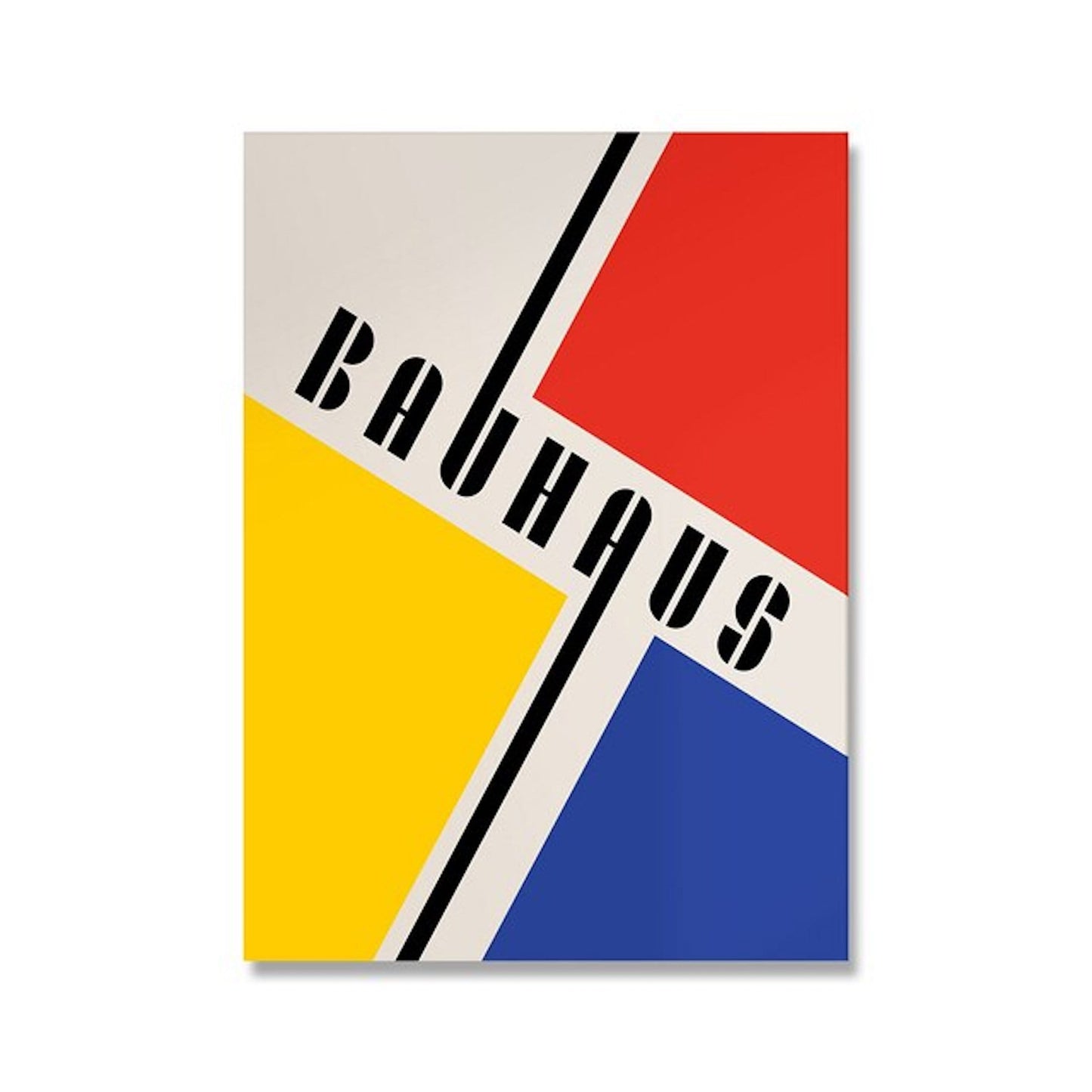 Poster Bauhaus Bunte Farben als Deko Print ohne Rahmen-3