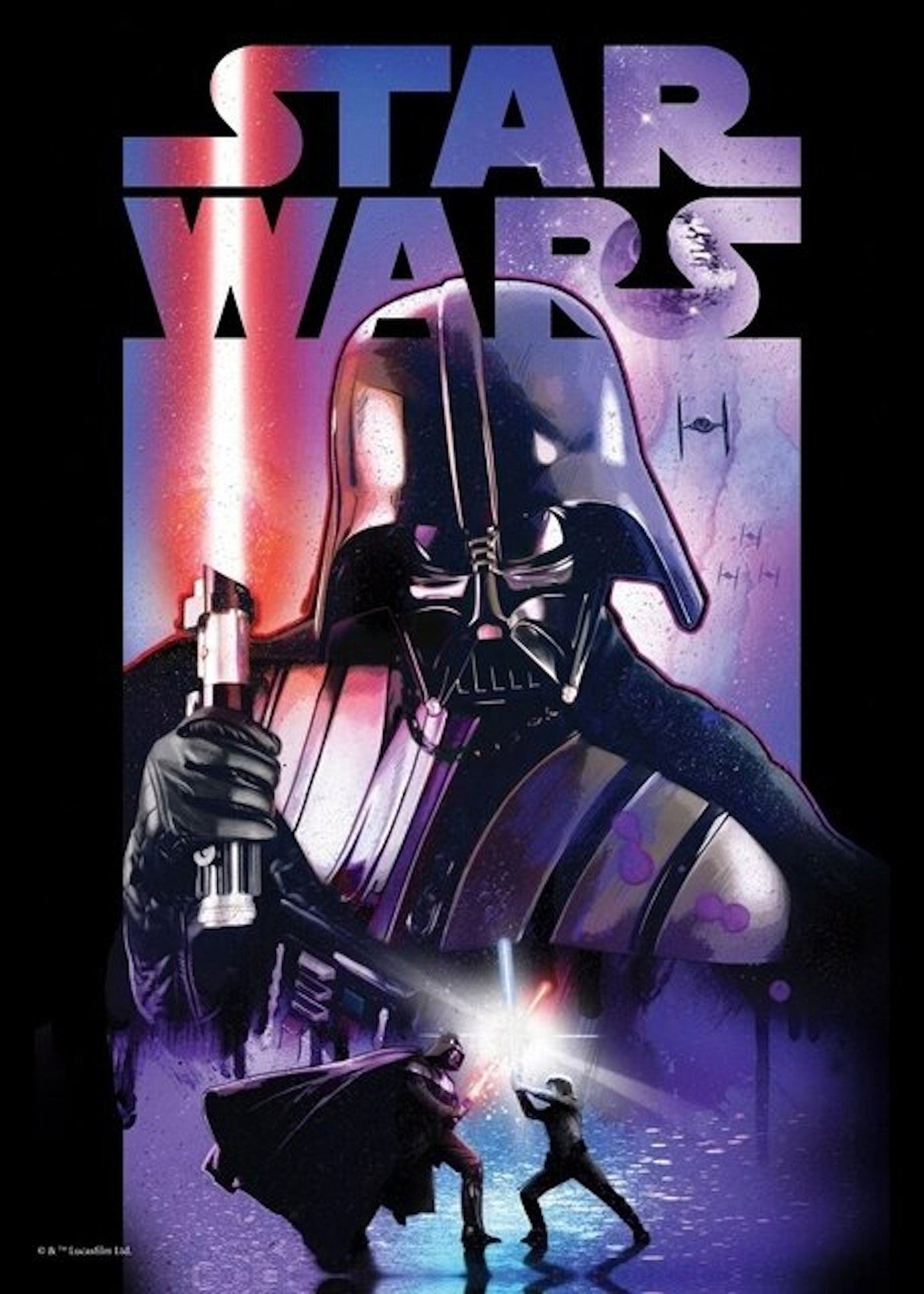 Poster Film Star Wars Darth Vader und andere als Deko Print ohne Rahmen-7