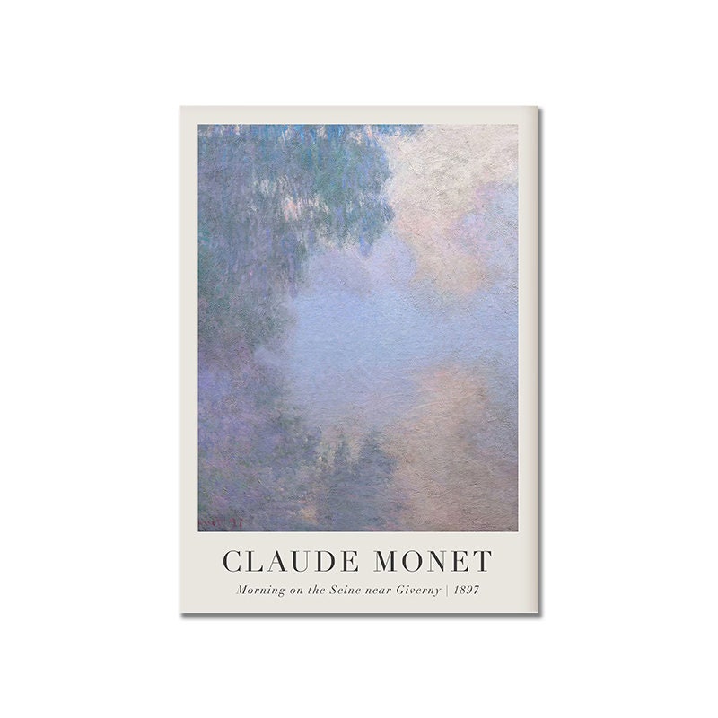 Poster Vintage Claude Monet Sommer als Deko Print ohne Rahmen-9