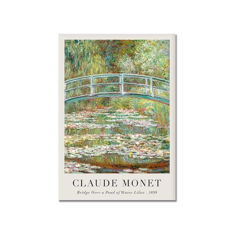 Poster Vintage Claude Monet Sommer als Deko Print ohne Rahmen-7