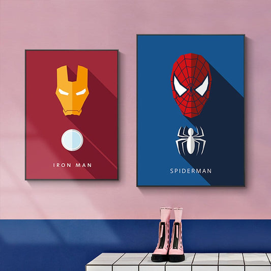 Poster Kinder Marvel Super Helden als Deko Print ohne Rahmen-0