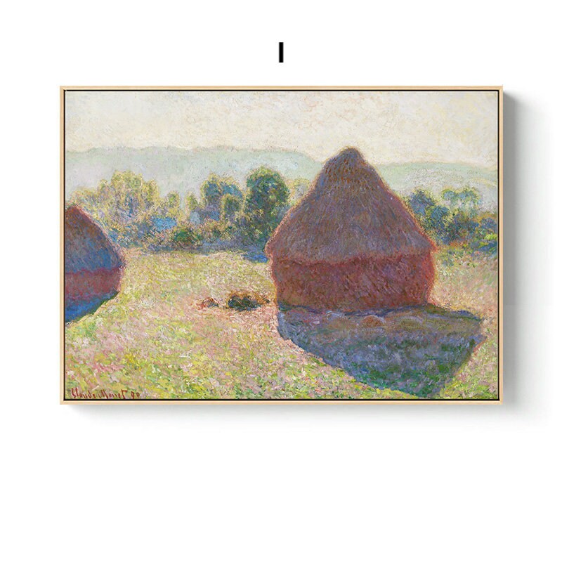 Poster Vintage Claude Monet I Deko Print ohne Rahmen-9