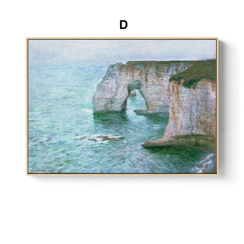 Poster Vintage Claude Monet I Deko Print ohne Rahmen-4