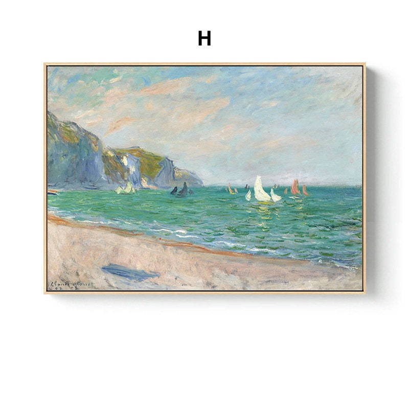 Poster Vintage Claude Monet I Deko Print ohne Rahmen-8