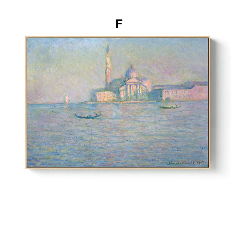 Poster Vintage Claude Monet I Deko Print ohne Rahmen-6