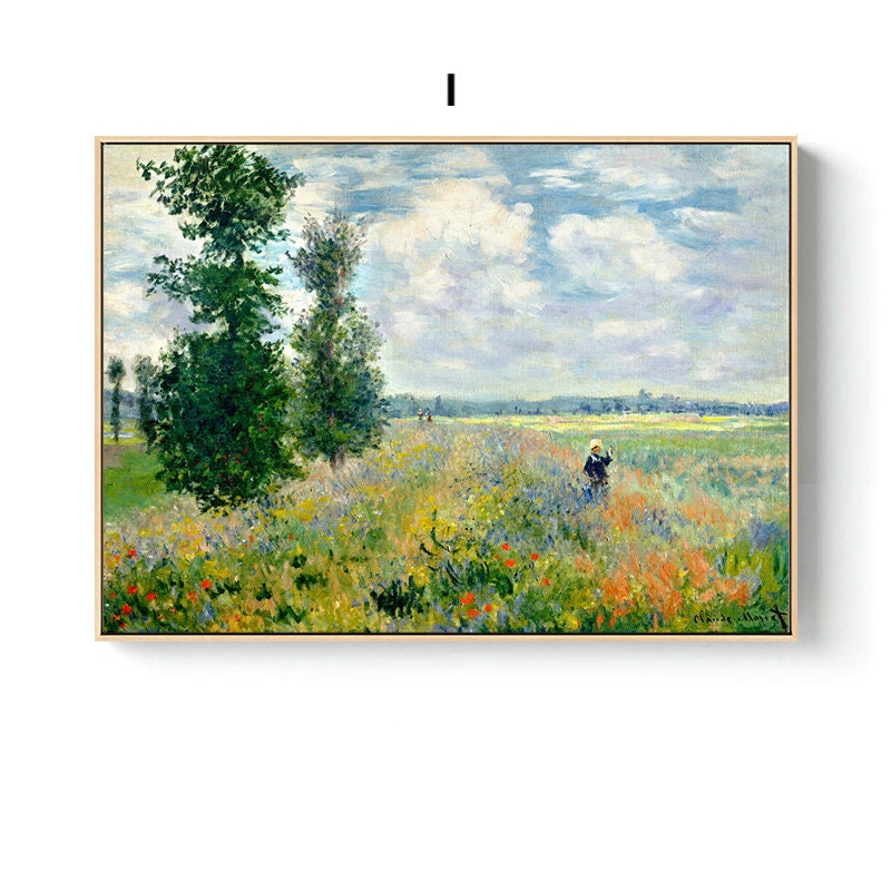 Poster Vintage Claude Monet I Deko Print ohne Rahmen-9