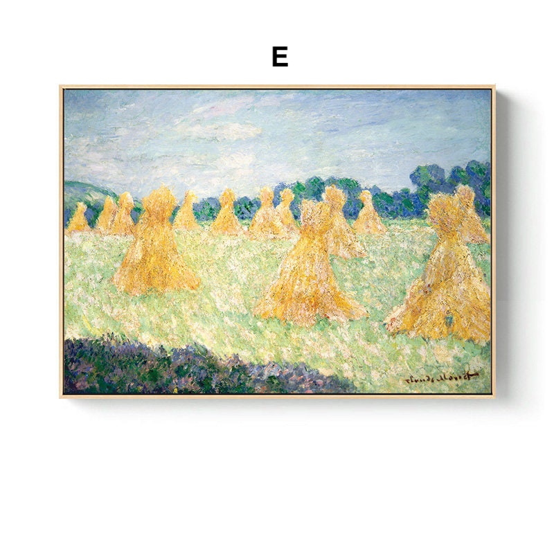 Poster Vintage Claude Monet I Deko Print ohne Rahmen-5