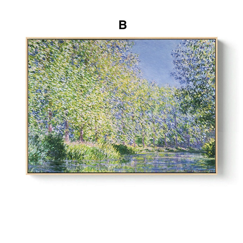 Poster Vintage Claude Monet I Deko Print ohne Rahmen-2