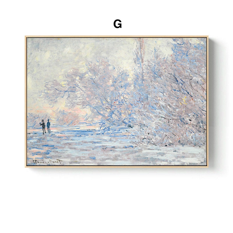 Poster Vintage Claude Monet I Deko Print ohne Rahmen-7