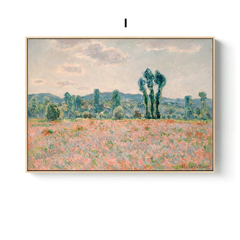 Poster Vintage Claude Monet I Deko Print ohne Rahmen-9