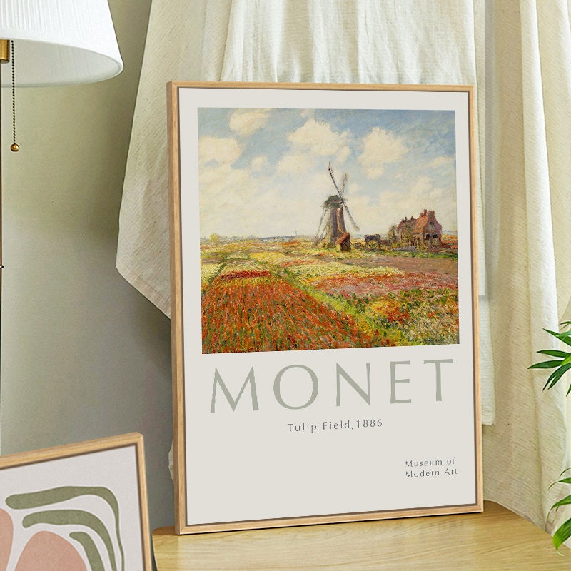 Poster Vintage Claude Monet I Deko Print ohne Rahmen-0