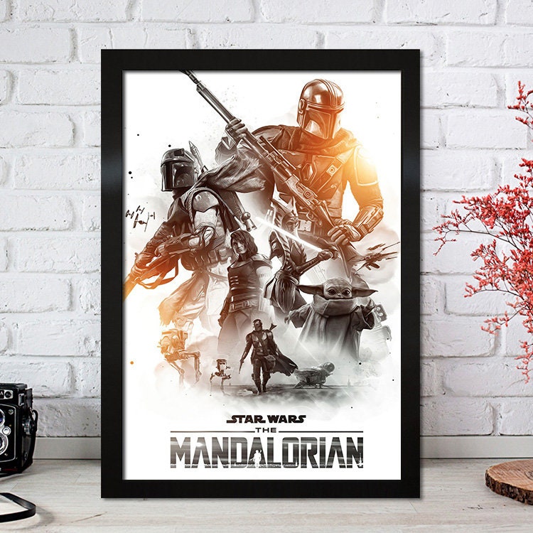 Poster Film Serie Mandalorian I Deko Print ohne Rahmen-2