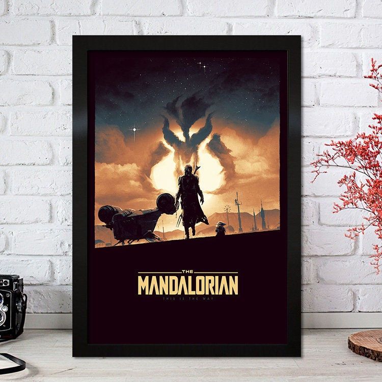 Poster Film Serie Mandalorian I Deko Print ohne Rahmen-5