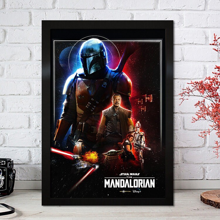 Poster Film Serie Mandalorian I Deko Print ohne Rahmen-5