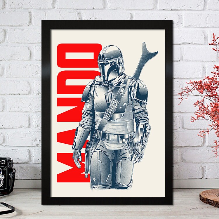 Poster Film Serie Mandalorian I Deko Print ohne Rahmen-4