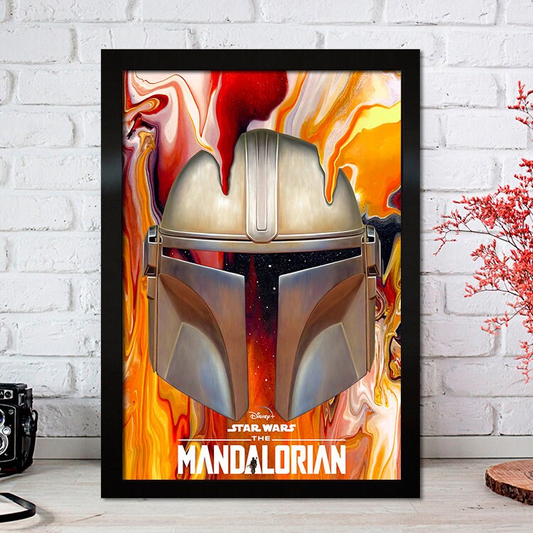 Poster Film Serie Mandalorian I Deko Print ohne Rahmen-2