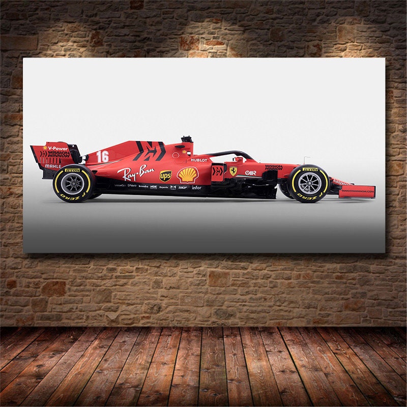 Poster Formel 1 Rennwagen Grand Prix I Red Bull I Ferrari I Renault I Honda I Deko Print ohne Rahmen-9