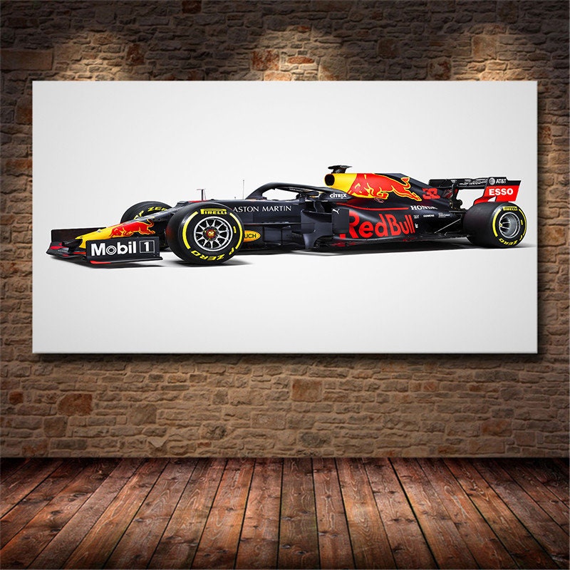 Poster Formel 1 Rennwagen Grand Prix I Red Bull I Ferrari I Renault I Honda I Deko Print ohne Rahmen-4