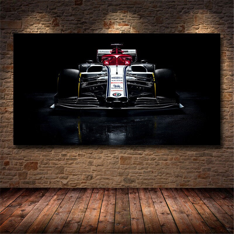 Poster Formel 1 Rennwagen Grand Prix Alfa Romeo Racing Sauber F1 I  Deko Print ohne Rahmen-5