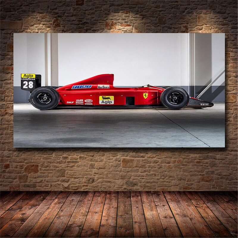 Poster Formel 1 Rennwagen Grand Prix I Scuderia Ferrari I Alfa Romeo I Renault I   I  Deko Print ohne Rahmen-0