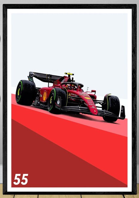 Poster Formel 1 Rennwagen Grand Prix Rennfahrer I  Deko Print ohne Rahmen-4