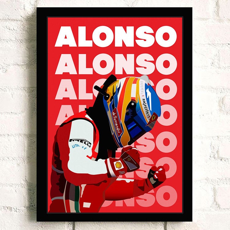 Poster Formel 1 Rennwagen Grand Prix Rennfahrer Legenden I  Deko Print ohne Rahmen-5