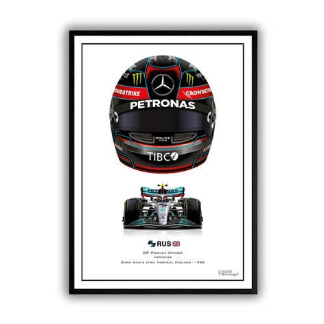 Poster Formel 1 Helme Rennfahrer Gewinner  I Deko Print ohne Rahmen-2