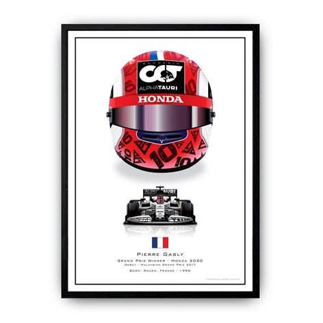 Poster Formel 1 Helme Rennfahrer Gewinner  I Deko Print ohne Rahmen-7