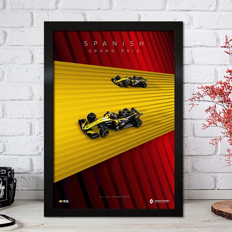 Poster Formel 1 Rennfahrer Legenden Rennwagen I Deko Print ohne Rahmen-0