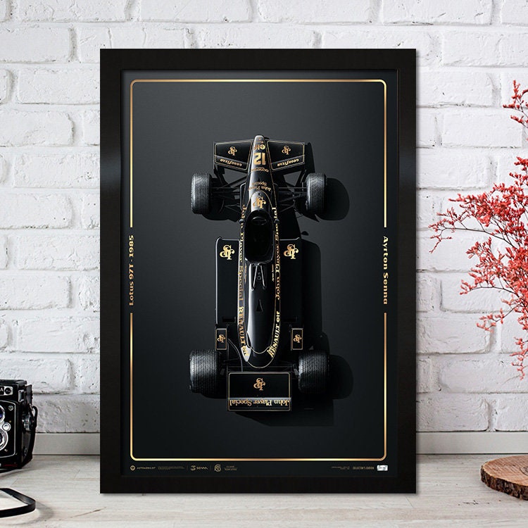 Poster Formel 1 Rennfahrer Legenden Rennwagen I Deko Print ohne Rahmen-0