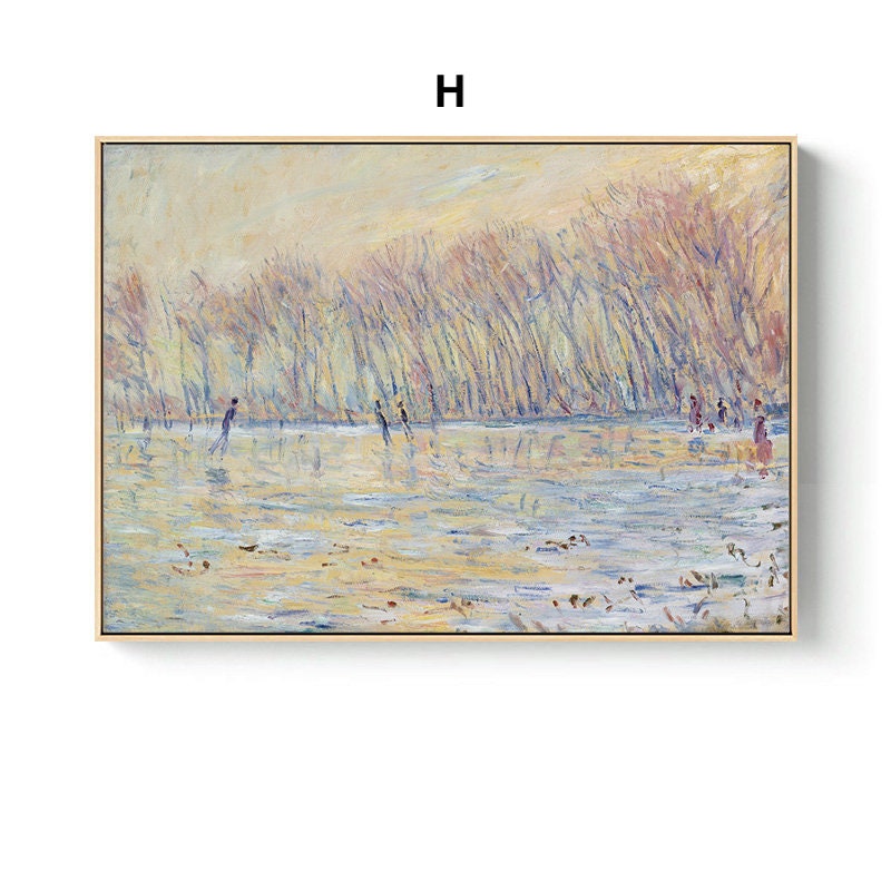 Poster Vintage Claude Monet I Deko Print ohne Rahmen-8