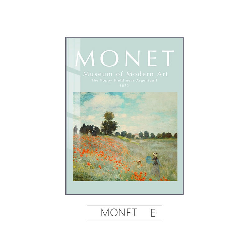 Poster Vintage Claude Monet I Deko Print ohne Rahmen-7