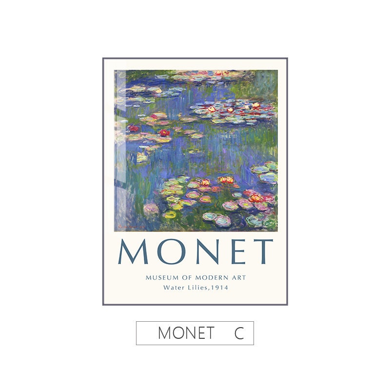 Poster Vintage Claude Monet I Deko Print ohne Rahmen-5