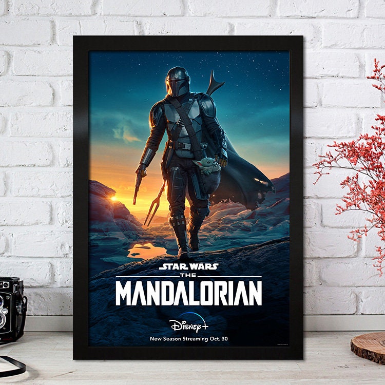 Poster Film Serie Mandalorian I Deko Print ohne Rahmen-0