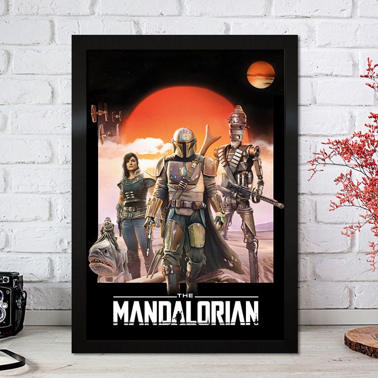 Poster Film Serie Mandalorian I Deko Print ohne Rahmen-7