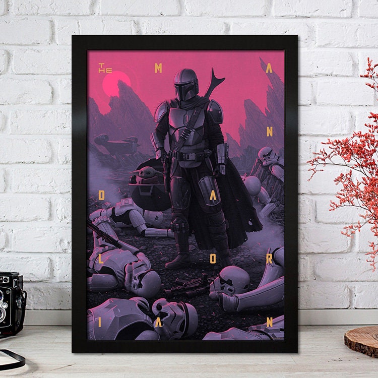 Poster Film Serie Mandalorian I Deko Print ohne Rahmen-1