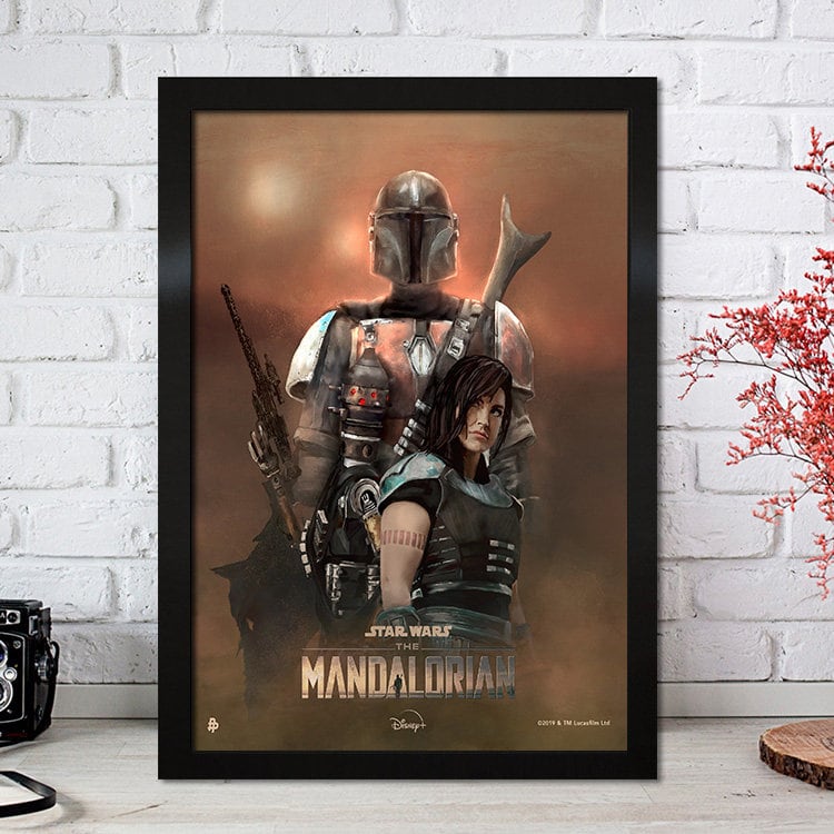 Poster Film Serie Mandalorian I Deko Print ohne Rahmen-2