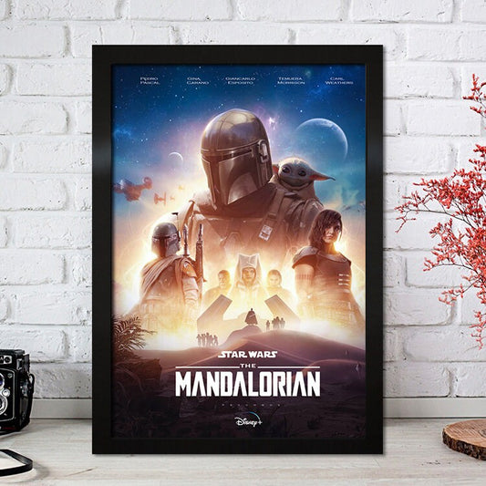 Poster Film Serie Mandalorian I Deko Print ohne Rahmen-0