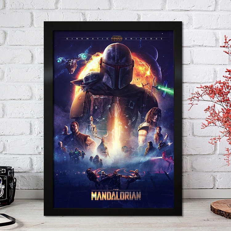 Poster Film Serie Mandalorian I Deko Print ohne Rahmen-4