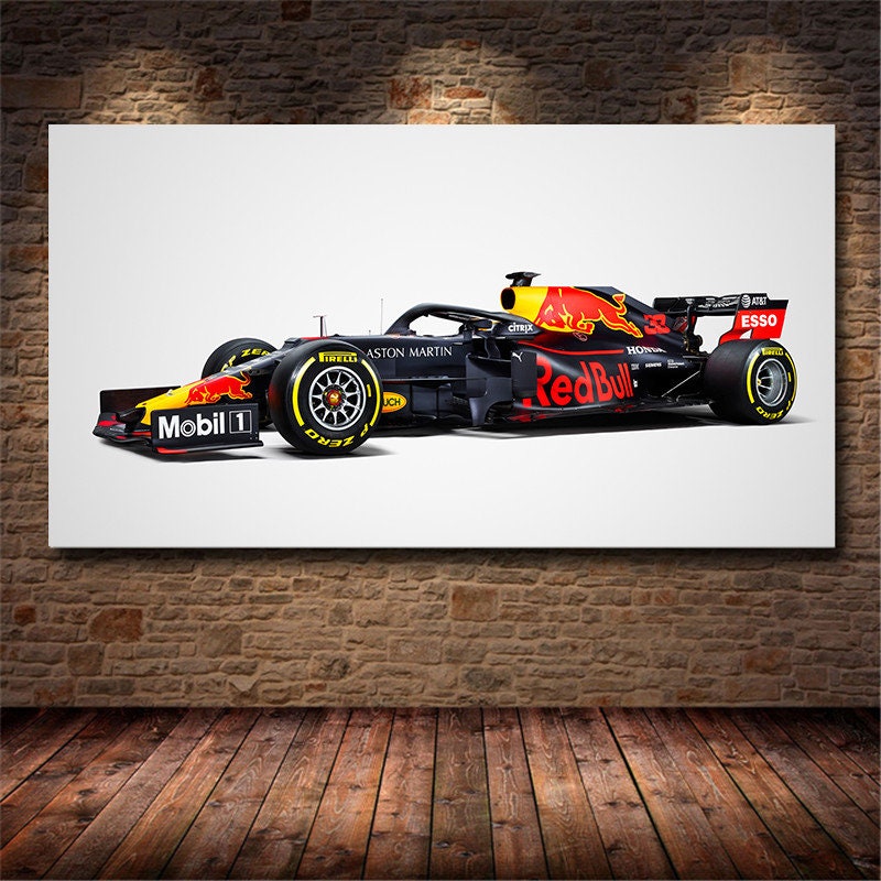 Poster Formel 1 Rennwagen Grand Prix I Red Bull I Ferrari I Renault I Honda I Deko Print ohne Rahmen-5