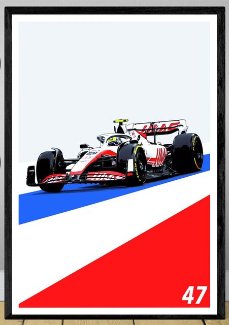 Poster Formel 1 Rennwagen Grand Prix Rennfahrer I  Deko Print ohne Rahmen-3