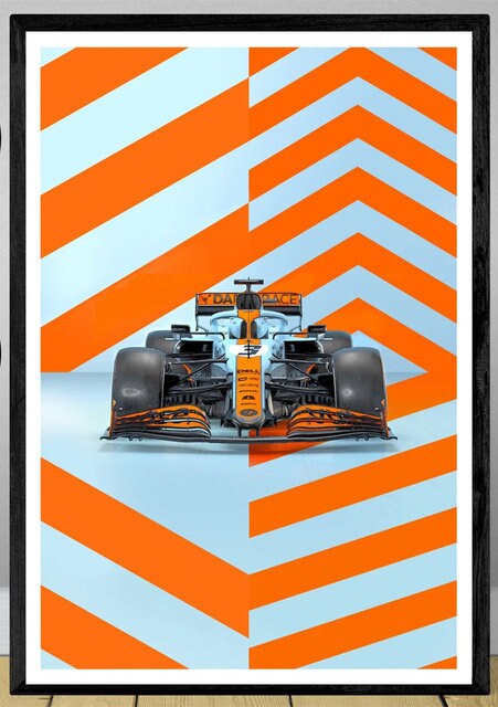 Poster Formel 1 Rennwagen Grand Prix Rennfahrer I  Deko Print ohne Rahmen-6