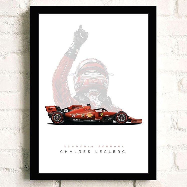 Poster Formel 1 Rennwagen Grand Prix Rennfahrer Legenden I  Deko Print ohne Rahmen-9