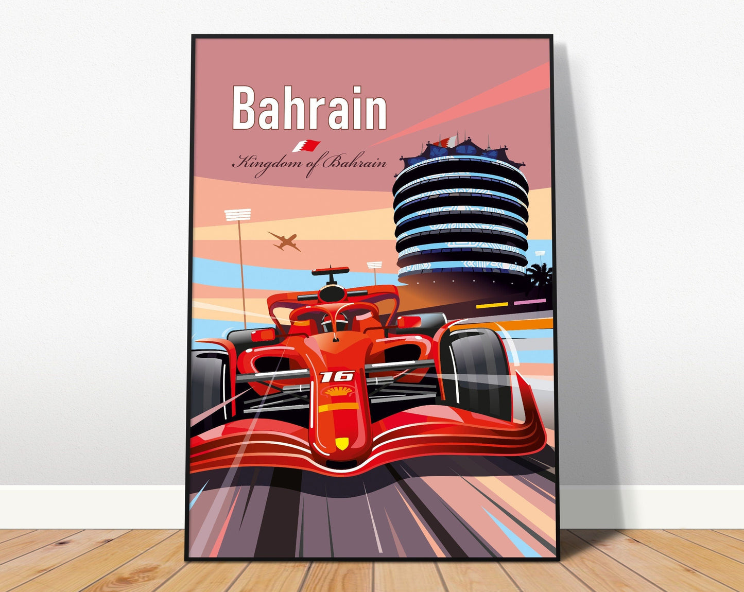 Poster Formel 1 Länder Städte Rennstrecke Rennfahrer Rennwagen I Deko Print ohne Rahmen-6